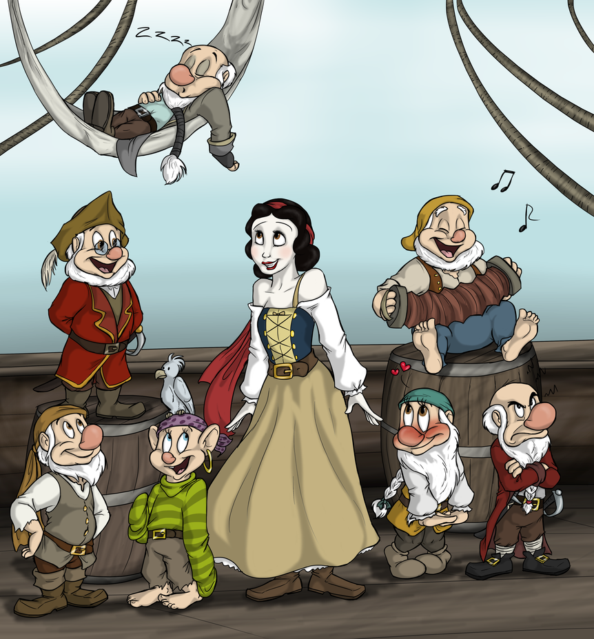 snow_white_and_the_seven_pirates_by_snowstoat-d8dhao8
