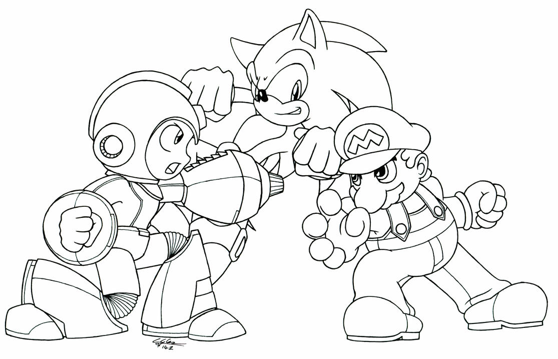 coloring pages mario games - photo #36