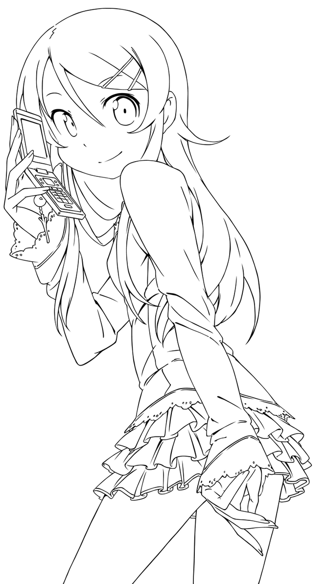 hair anime coloring pages - photo #32