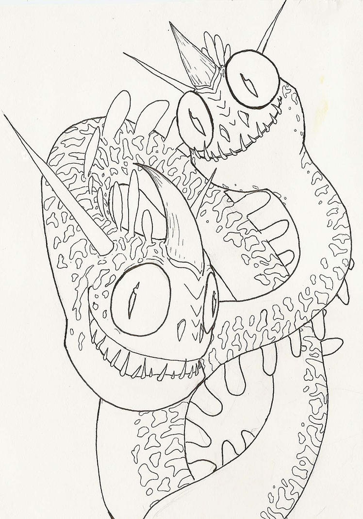 zippleback dragon coloring pages - photo #8