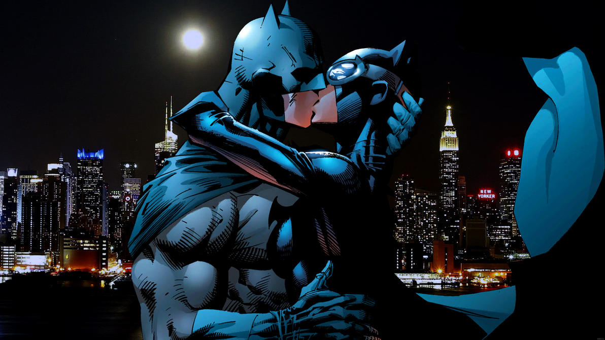 Image result for batman and catwoman kiss
