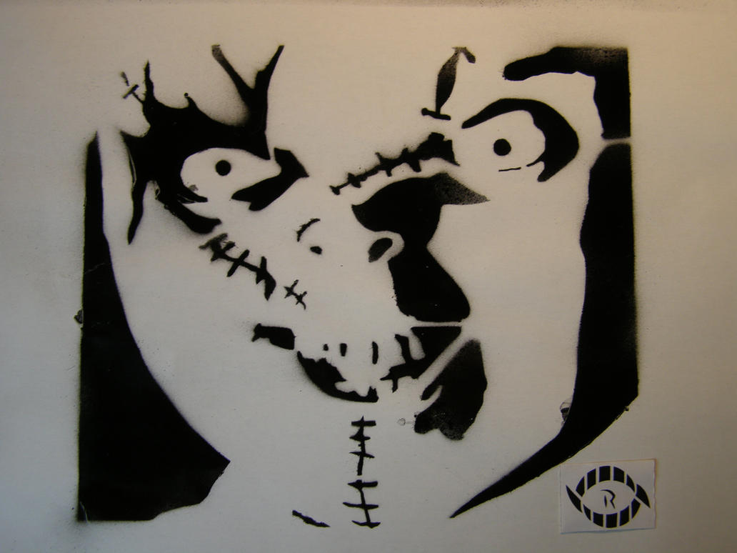 Chucky stencil by Robcio44 on DeviantArt