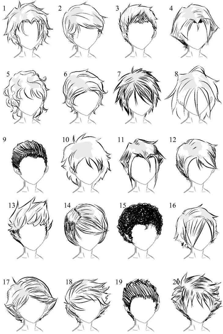 DeviantArt: More Like Male Hairstyles by Lynnrenk
