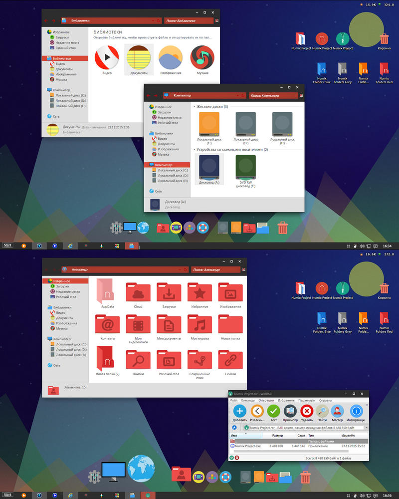 Numix IconPack for Win7/8/8.1