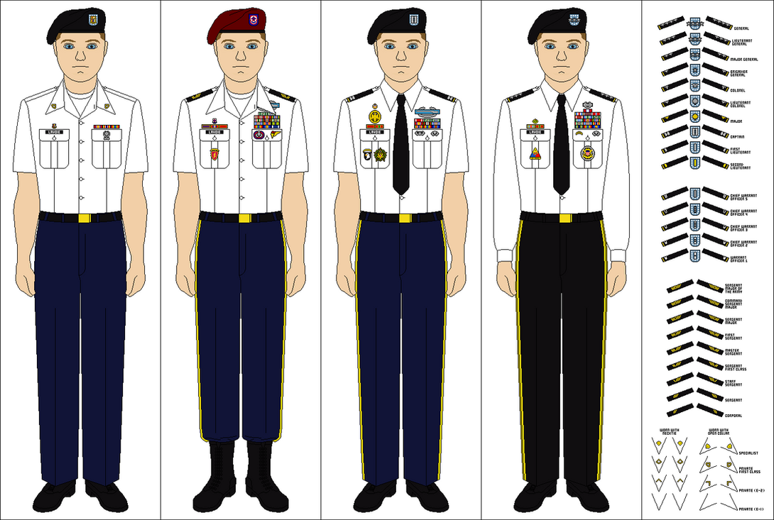 Military Class B Uniform 112