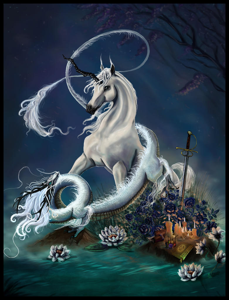 Dragon and Unicorn by mnedel on DeviantArt