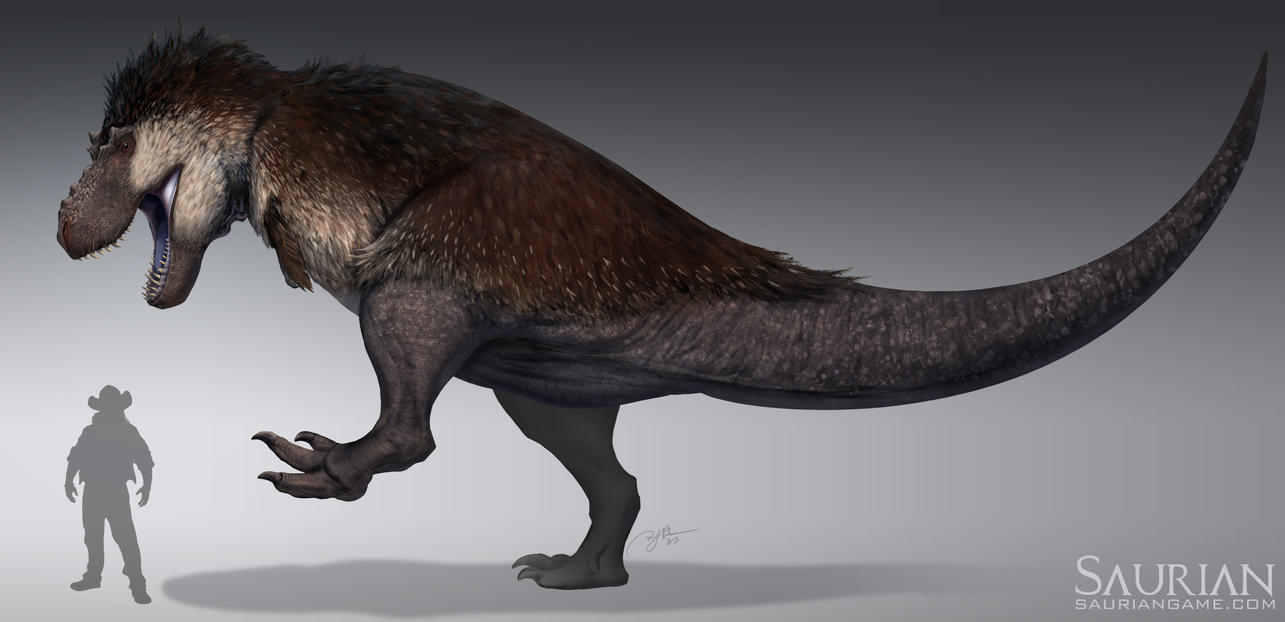 Saurian-Tyrannosaurus rex by arvalis