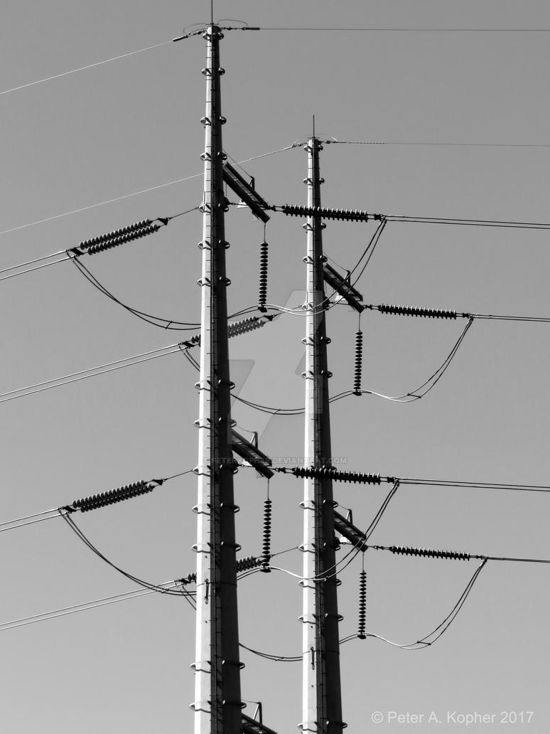 Transmission #1 b+w by peterkopher