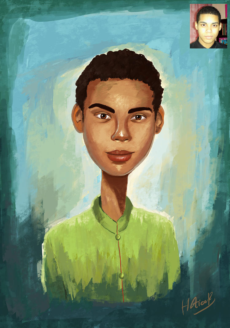 Portrait Commission by eydii