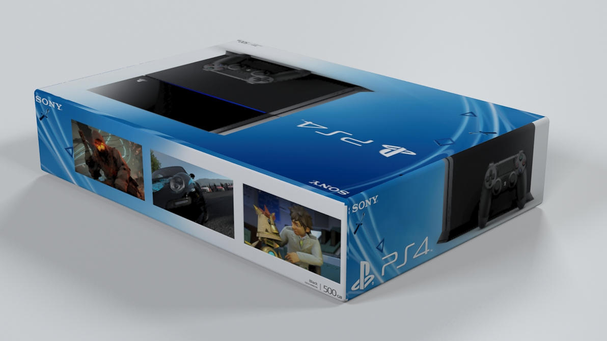 Playstation 4 Box Cover Revealed by artlantic on DeviantArt