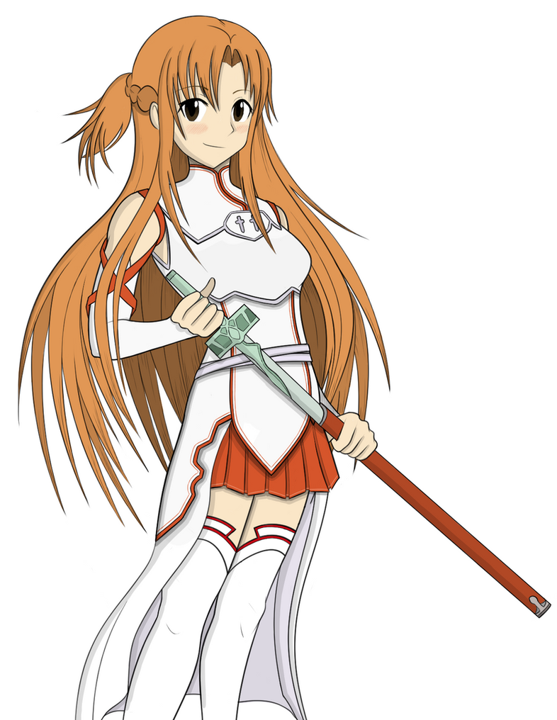 Asuna: Sword Art Online by Mythgraven on DeviantArt